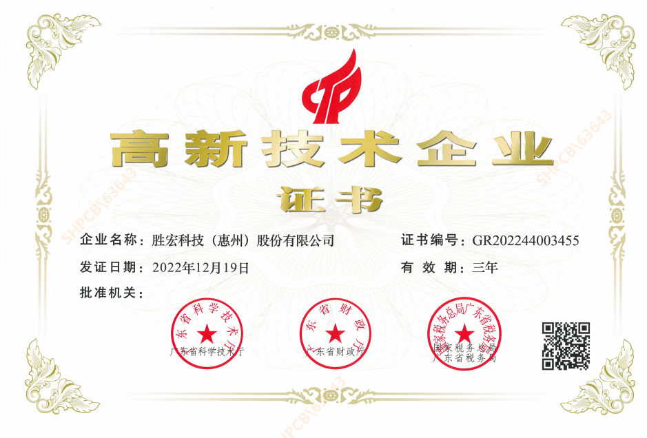 喜报！我司顺利通过“高新技术企业”认定